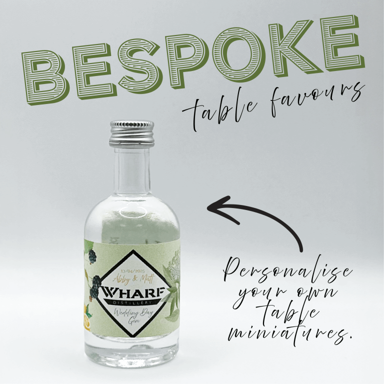 Create Your Own Bespoke Wedding Gin, Rum or Vodka