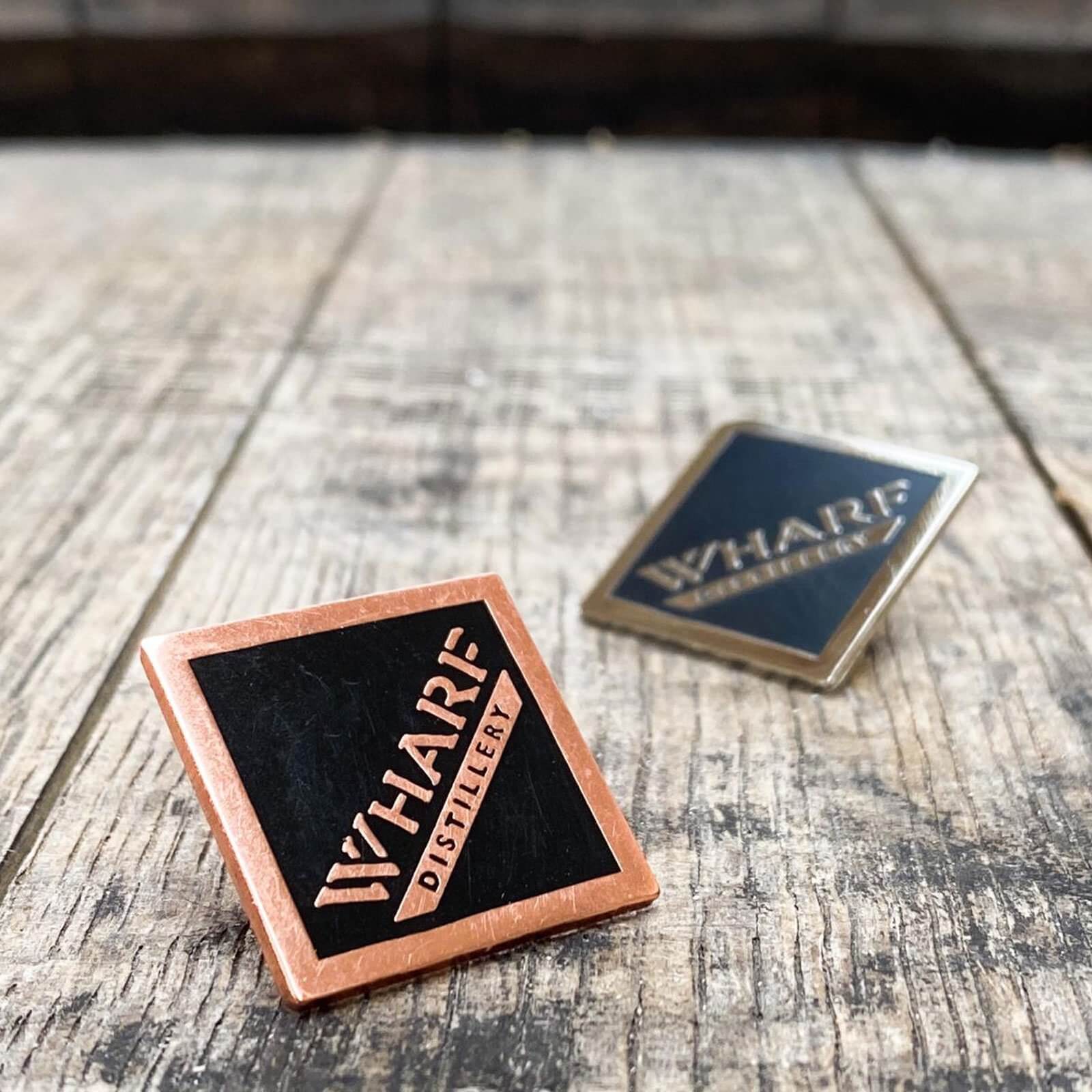 Wharf Branded Enamel Pin Badge