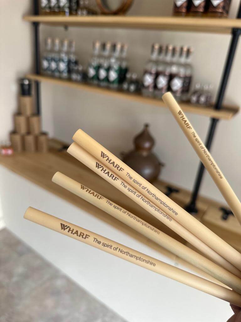 Wharf Branded Bamboo Straw Kit